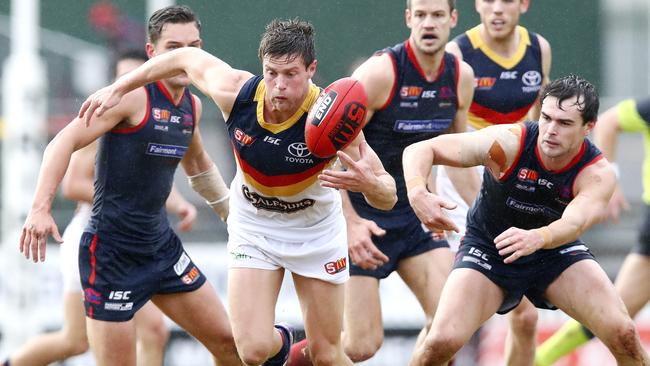 Barmera Monash star Jono Beech in action for the Crows. Picture: Sarah Reed