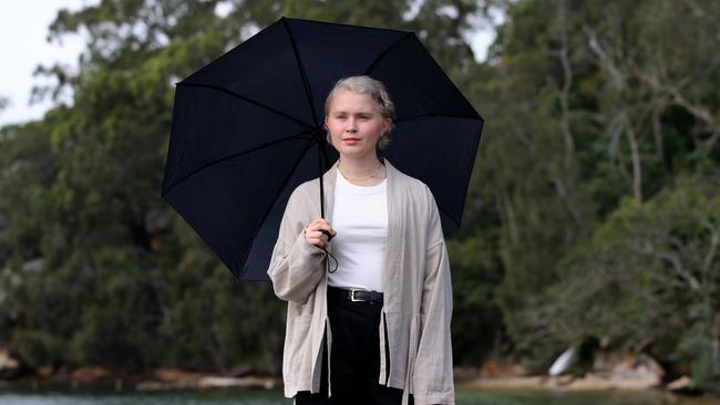 Actress Eliza Scanlen back home in Sydney. Picture: Jane Dempster