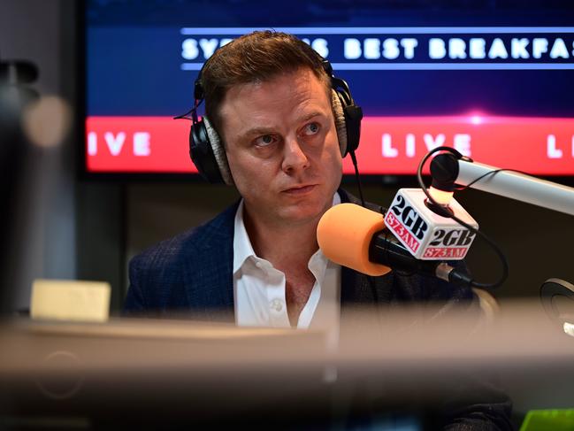 Ben Fordham called the text messages degrading. Picture: AAP Image/Joel Carrett