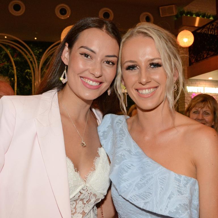 Caitlynn Henry and Nicole Whitehead at opening of White Rhino, Surfers Paradise. Picture: Regina King