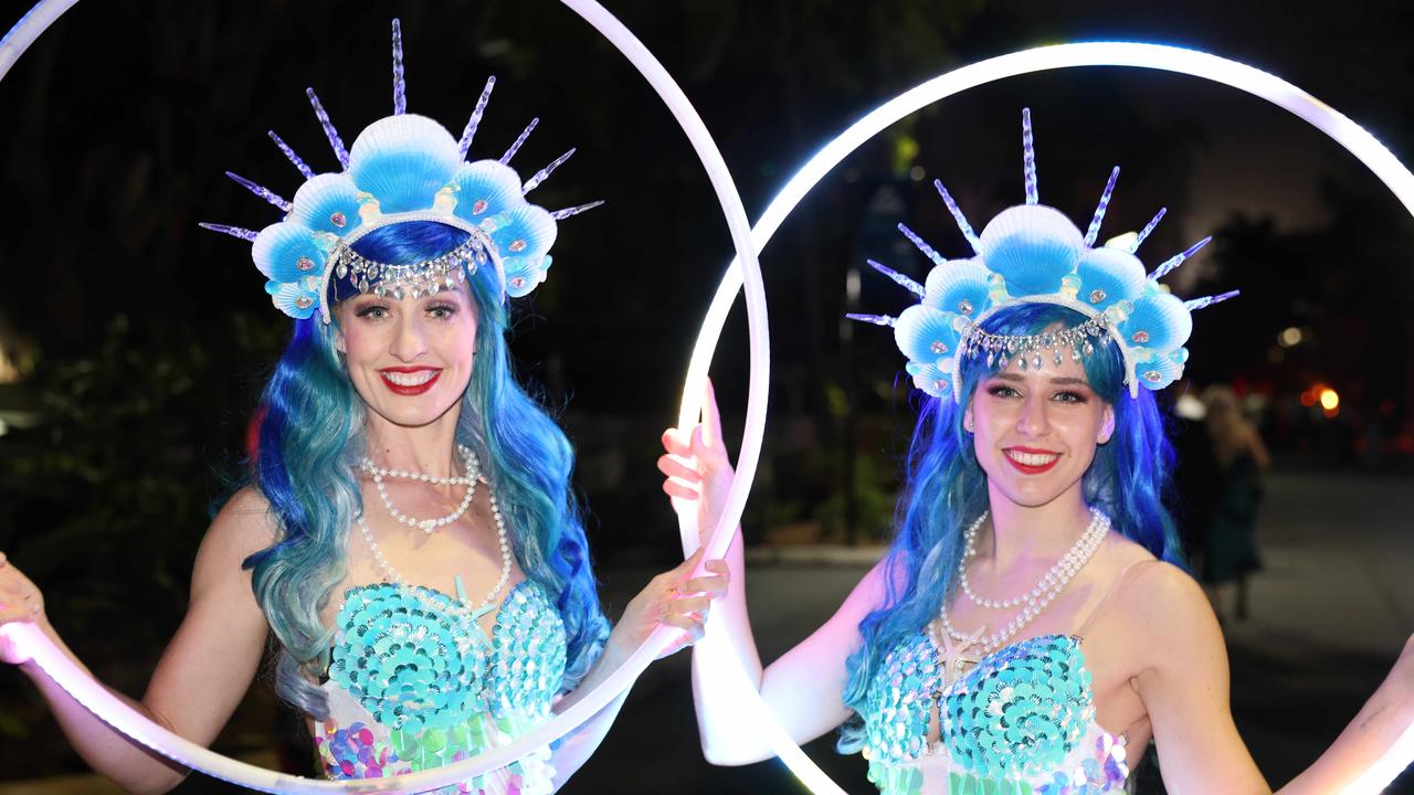 Lauren Boyd and Kincso Jozsa at the Surf Life Saving Queensland Point Danger Branch centennial celebration at Sea World for Gold Coast at Large. Picture, Portia Large.