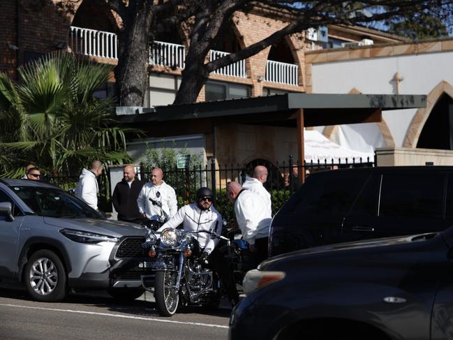 Funeral for John Versace who was killed in a targeted gangland shooting which police believe was a case of mistaken identity. Jane Dempster/The Daily Telegraph