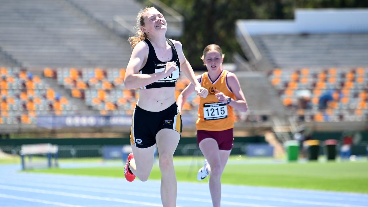 Queensland Representative School Sport track and field championships in Brisbane. Saturday October 12, 2024. Picture, John Gass
