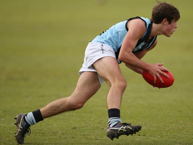 Immanuel’s best against St Peter’s included Sam Wormald. Picture: AAP/James Elsby.