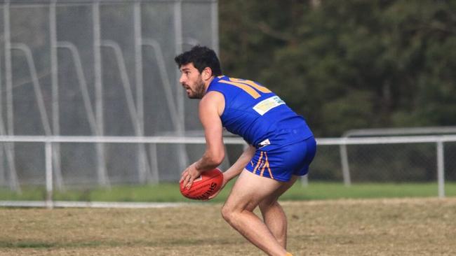 Heathmont footballer Matt Decler. Picture: Davis Harrigan