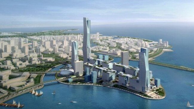 New futuristic city for Saudi Arabia. Picture: Getty