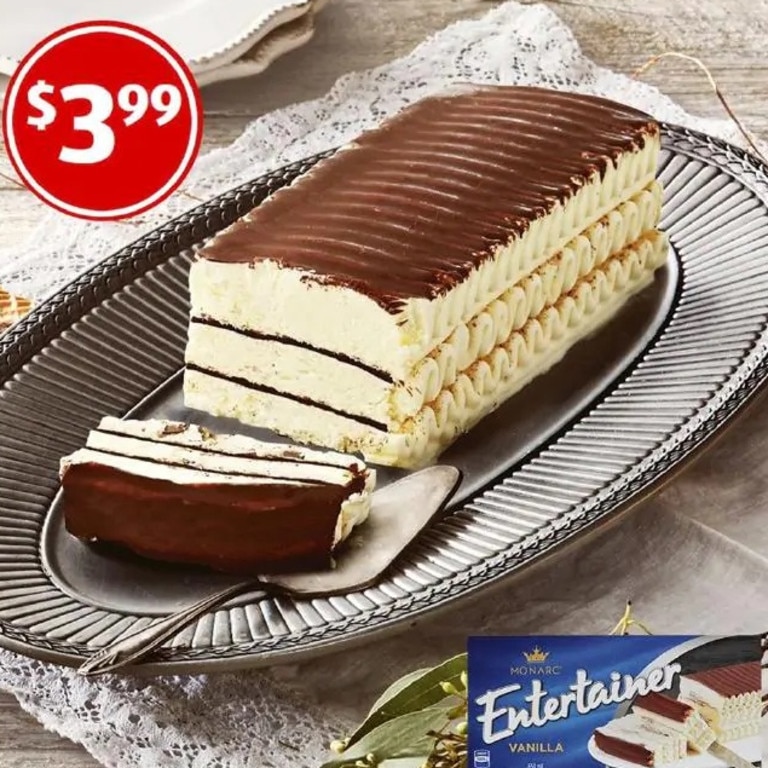 Aldi’s dupe of a Viennetta caused a massive stir online when it was launched last year. Picture: Facebook/Aldi Lovers Australia