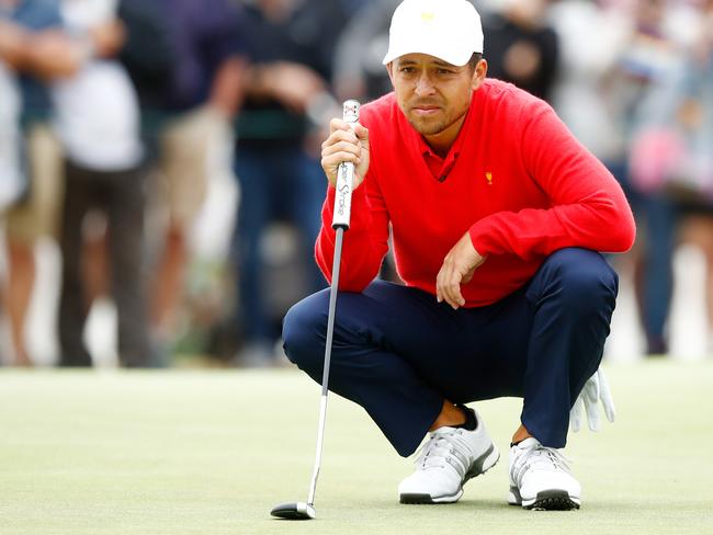 Xander Schauffele got the better Adam Scott on the final day.