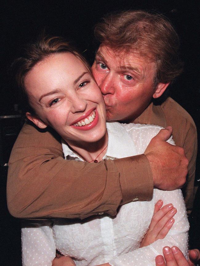 With Kylie Minogue in 1999.