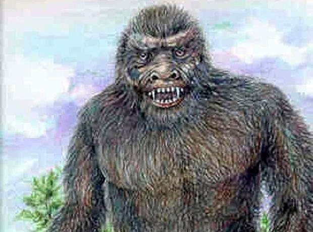 Illustrator Bill Rasmussen&#39;s depiction of a Yowie. Picture: Contributed