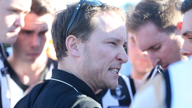 Former Reynella A grade coach Josh Vick. Vick quit last month and has been replaced by Craig Austin. Picture: Stephen Laffer