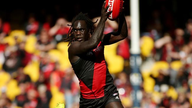 Anthony McDonald-Tipungwuti in action for Essendon. Picture: Colleen Petch