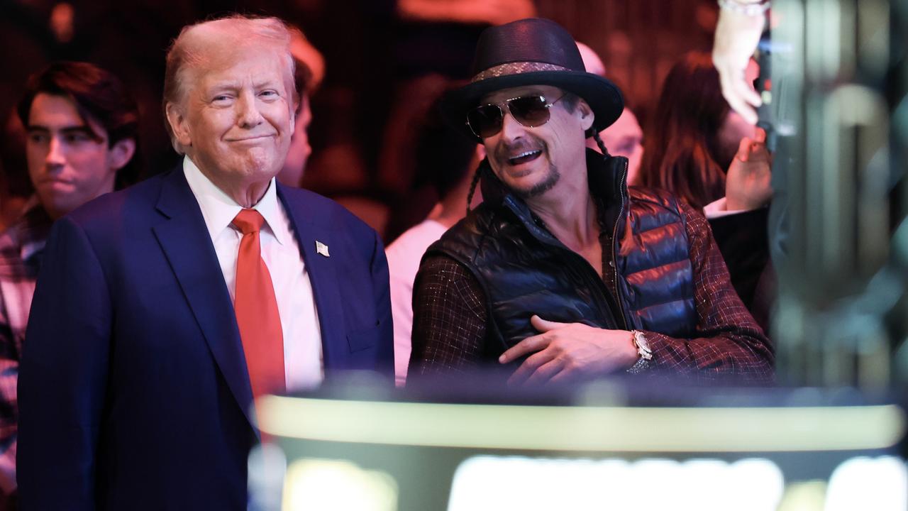 Rock has turned previous musical collaborators against him by rubbing shoulders with Mr Trump in recent years. Photo: Sean M. Haffey/Getty Images.