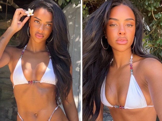 'Prettiest girl alive' Aussie sizzles in bikini. Picture: Instagram/LolaThompson