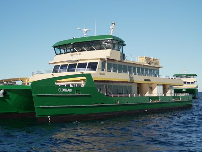 The Clontarf, one of the new generation 2 Emerald-class ferries operating on Sydney Harbour. Picture: NSW Government