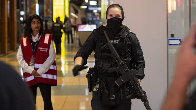 A gang of three boys, aged 15 and 16, have been charged over the Westfield Marion chaos during a fight for a $285 Track Star “hoodie” jumper in June. Picture: Brett Hartwig