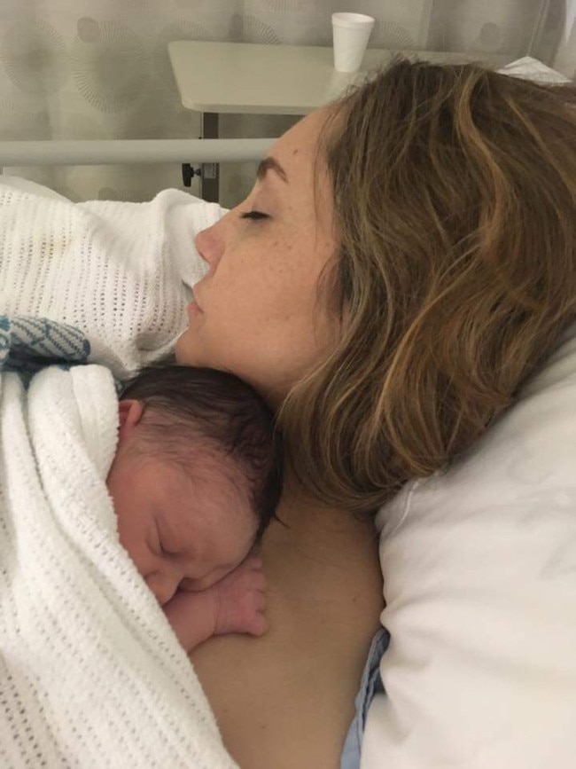 Emma Micallef gave birth to her son Felix at 35 weeks in 2016 after she was diagnosed with cervical cancer.