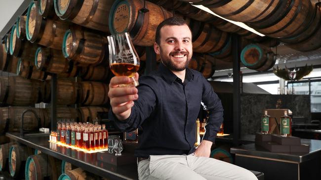 Niall Maurici manager at The Lark Distillery Bar in Brooke Street Pier. Picture: NIKKI DAVIS-JONES