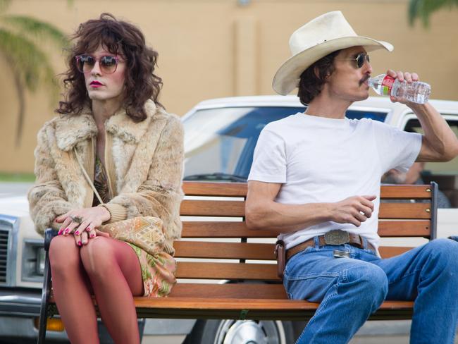 Jared Leto and Matthew McConaughey in Dallas Buyers Club.