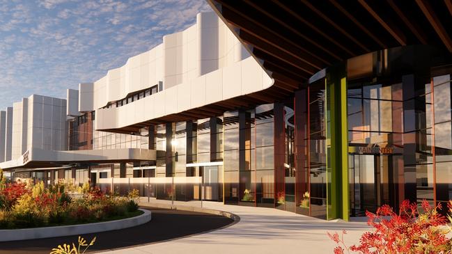It is hoped a new helipad will give patients faster access to the hospital’s new emergency department. Photo: Victorian Health Building Authority