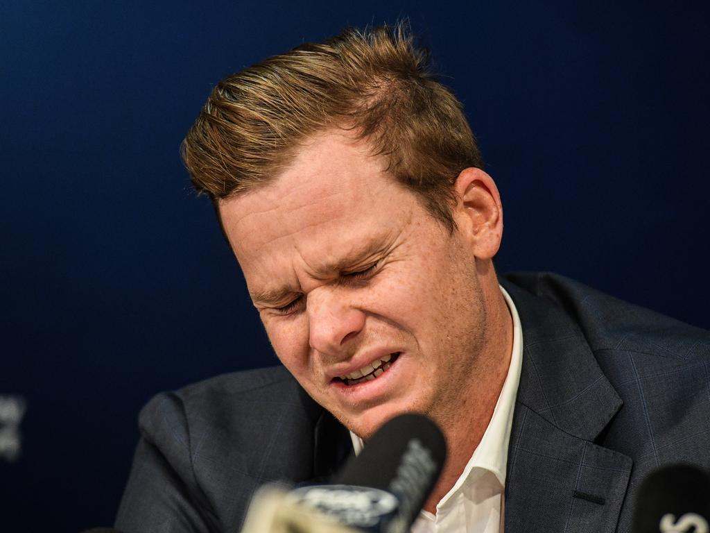 One of the lasting images from the ball-tampering scandal.