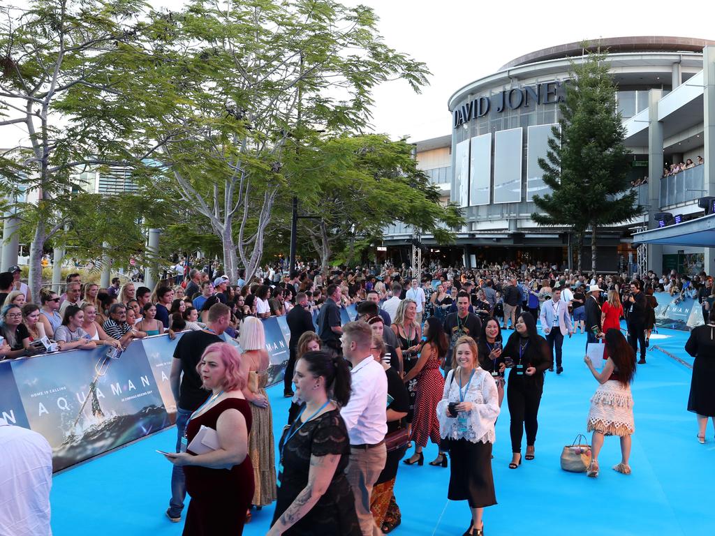 Aquaman movie - Gold Coast. Australian premiere of Aquaman. Picture: NIGEL HALLETT