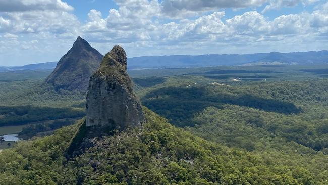 Rescuers were forced to ascend Mt Beerwah, which is closed for cultural healing, to rescue a hiker in his 20s about 400m from the summit on July 3.