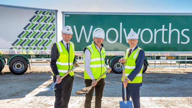 Woolworths has started building a next generation supply chain hub at Moorebank