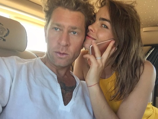 Mr Single and ex-wife, supermodel Bambi Northwood-Blyth. Picture: Instagram
