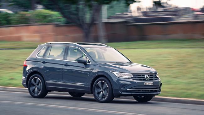 The Tiguan is economical but its cabin feels a bit undercooked at this price.