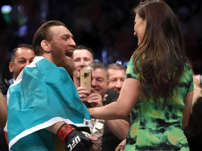 McGregor has spoken since about the importance of celebrating with his family.