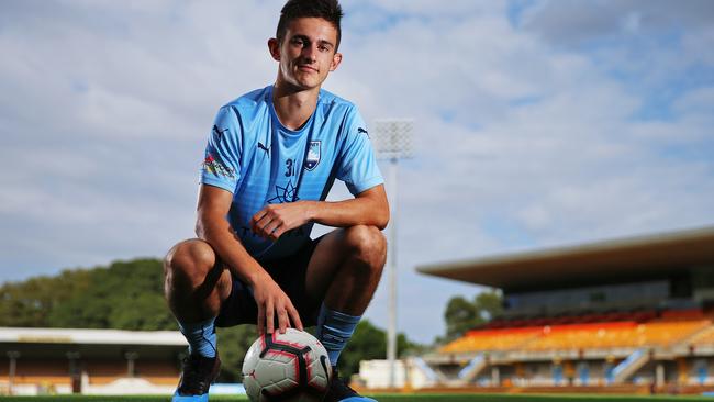 Sydney FC’s 18-year-old revelation Luke Ivanovic came through the club’s NPL ranks. Picture: Sam Ruttyn