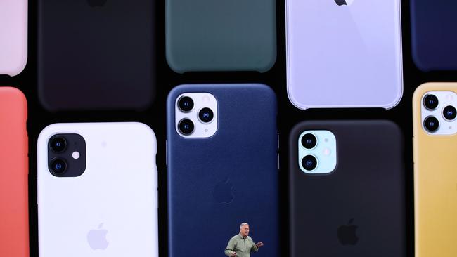 Apple's senior vice president of worldwide marketing Phil Schiller talks about the new iPhone 11 Pro which feature three camera lenses on the back.