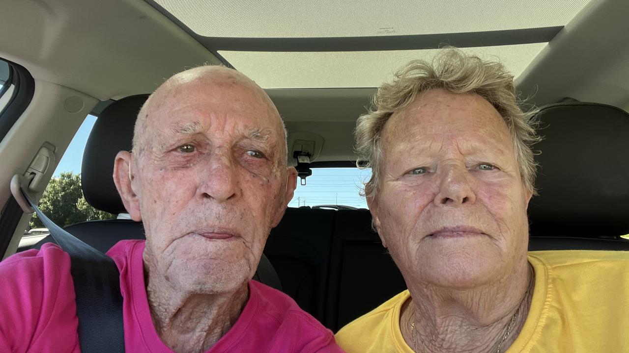 Shirley Buckles, 82, was forced to carry her 83-year-old husband to safety from the rising flood waters which inundated their Gympie home in February.