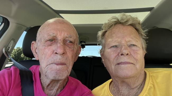 Shirley Buckles, 82, was forced to carry her 83-year-old husband to safety from the rising flood waters which inundated their Gympie home in February.