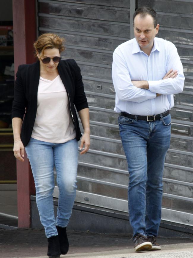 Jackie Trad with factional powerbroker Evan Moorhead. Picture: Tertius Pickard