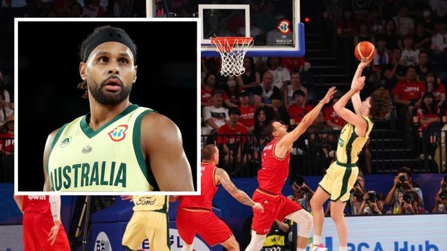 Patty Mills (inset) and Josh Giddey. Photos: Getty Images