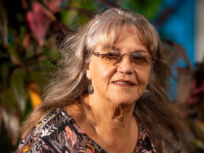 Indigenous woman Colleen Rosas dropped out of school in year 8 and now she's starting a law degree as a grandmother. Photograph: Che Chorley