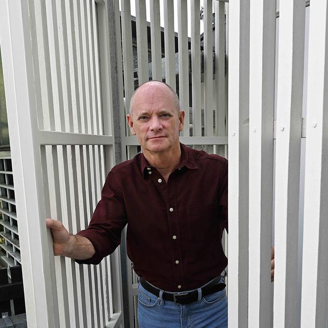 Former Queensland Premier Campbell Newman at his home. Picture: Lyndon Mechielsen