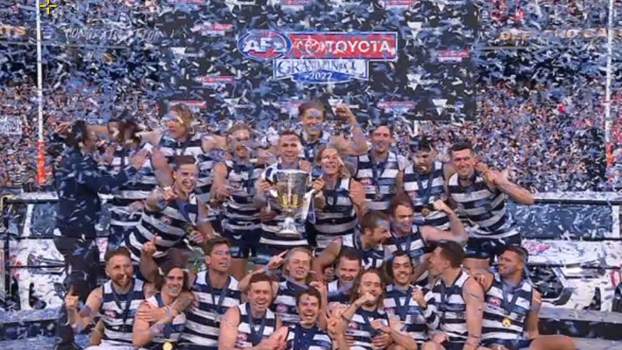 Geelong Cats win AFL Grand Final after beating Sydney Swans The