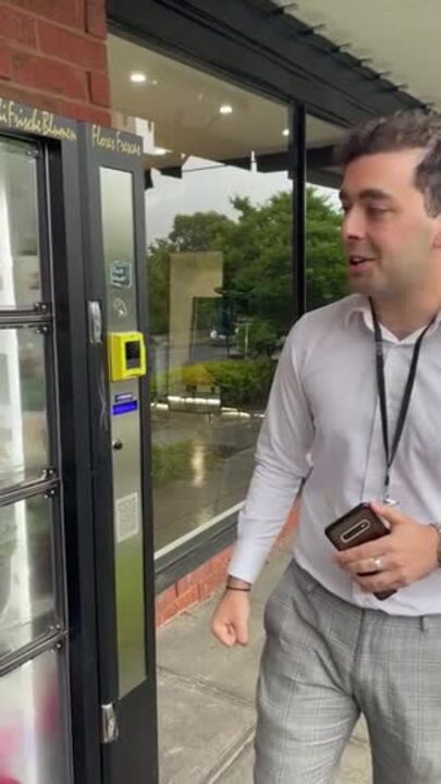 Flower vending machine a major hit