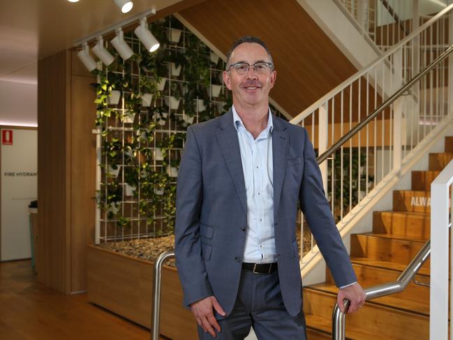 08/02/2024. AGL Energy CEO Damien Nicks, photographed at their offices in Sydney ahead of results announcement. Britta Campion / The Australian