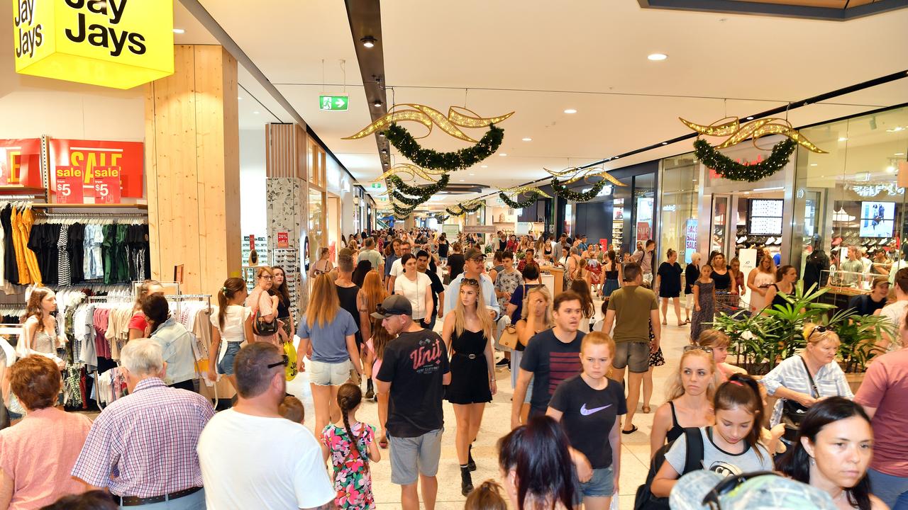 Shoppers at Sunshine Plaza. Pictures: John McCutcheon