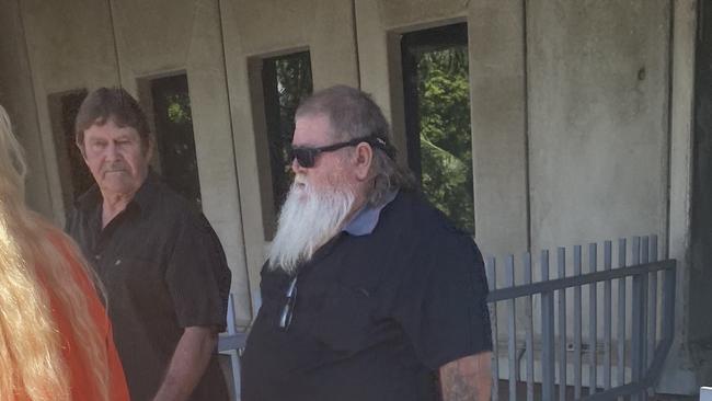 William Brett Clarke (left) and Bruce Wayne Hurst pleaded guilty to a string of charges in the Townsville Magistrates Court on May 10, 2021.