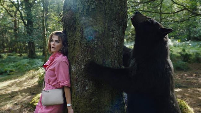 Keri Russell in a scene from Cocaine Bear.