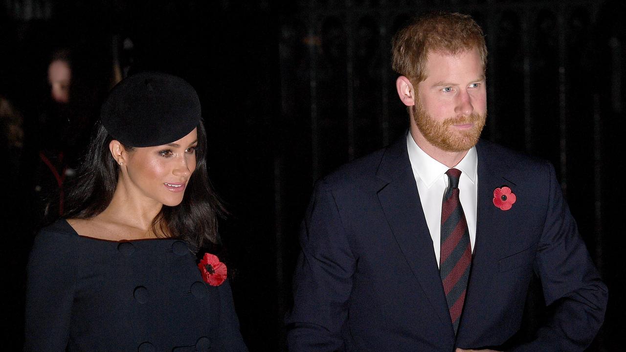 Meghan Markle and Prince Harry stepped away from royal tradition and their fate as ‘spares’ when they exited the royal family. Picture: Leon Neal/Getty Images