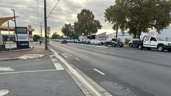 The scene on Wednesday several hours after the crash. Picture: Sam Lowe