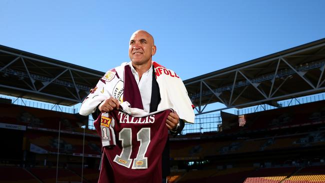 Rugby League Hall of Fame inductee Gorden Tallis at Suncorp Stadium. Pics Adam Head