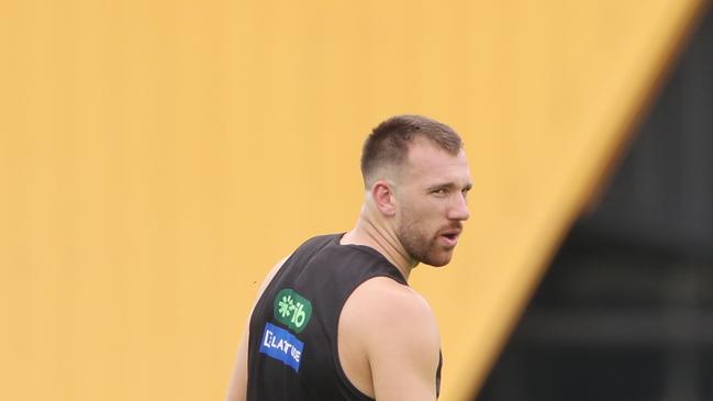 Richmond’s Noah Balta is doing extra sessions and putting in the work this pre-season to win back the trust of his teammates after his assault charge. Picture: David Crosling