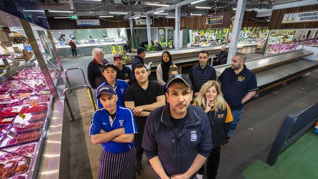 Camberwell Fresh Food Market traders including Peter Tripatgis are struggling to make ends meet. Picture: Valeriu Campan